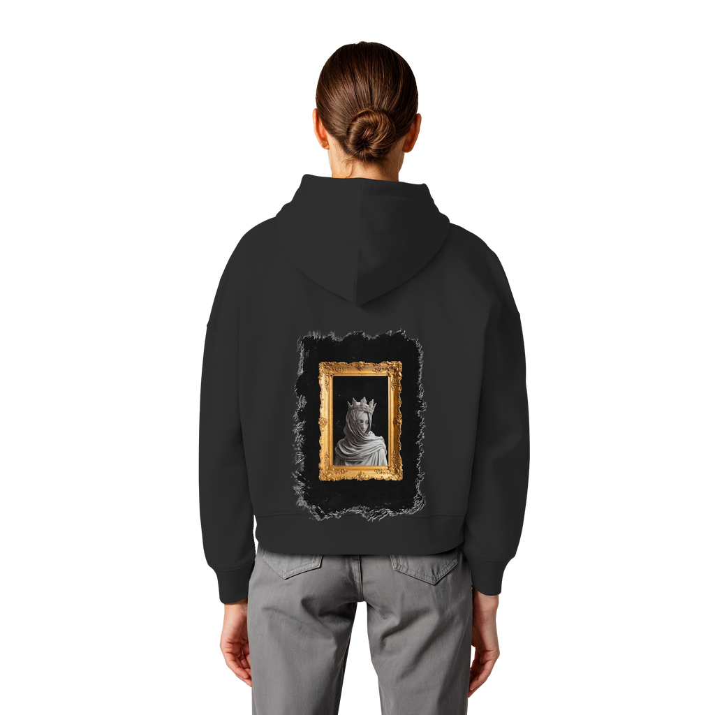 the women in the painting - Womens Organic Boxcut Hoodie