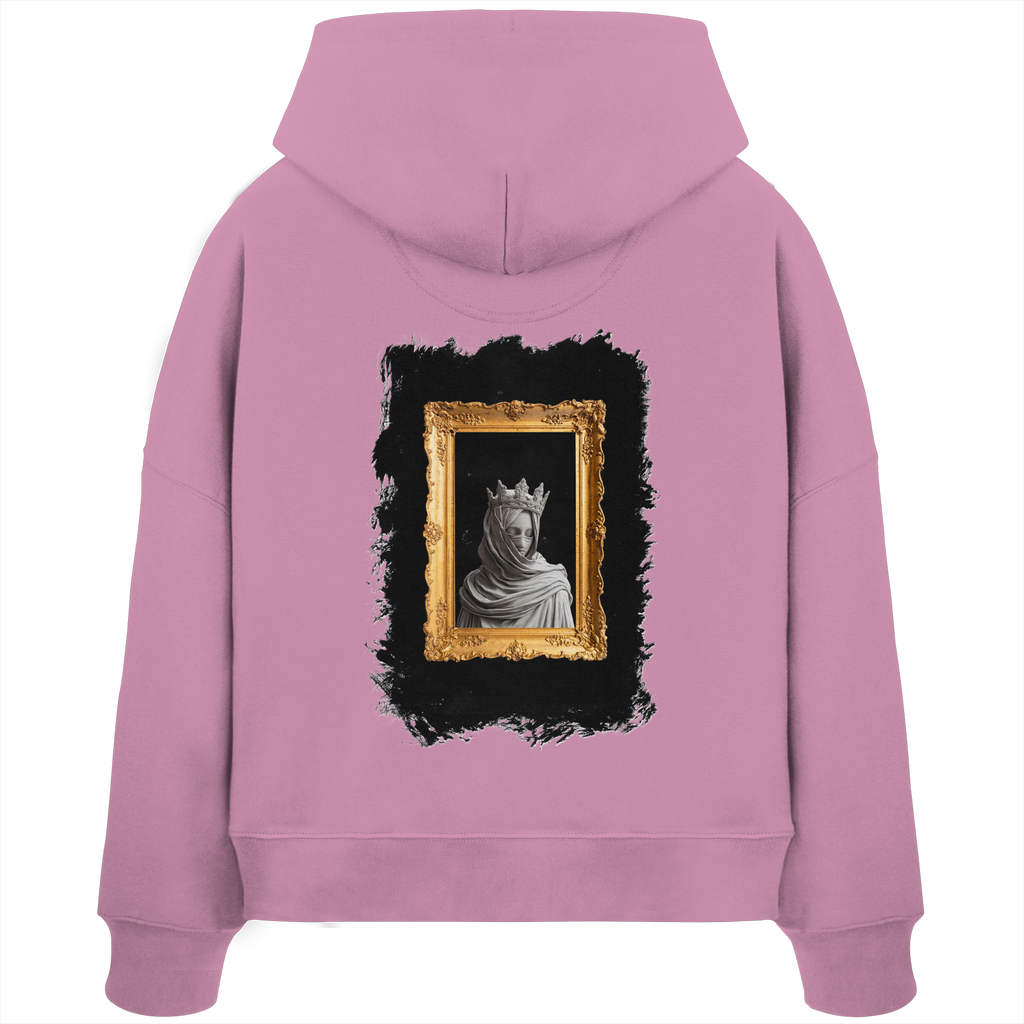 the women in the painting - Womens Organic Boxcut Hoodie