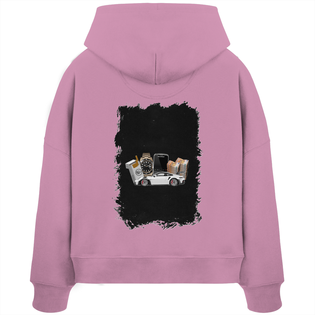 Fast Money - Womens Organic Boxcut Hoodie
