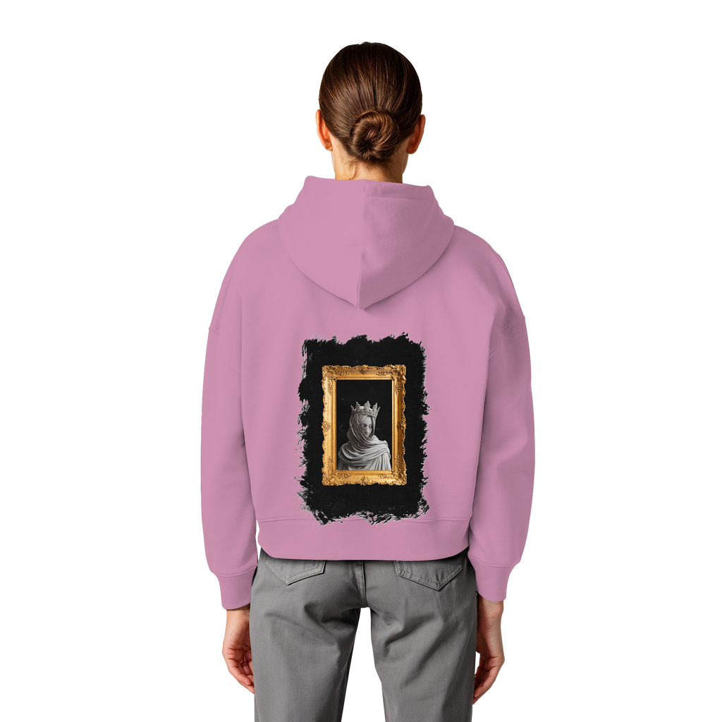 the women in the painting - Womens Organic Boxcut Hoodie