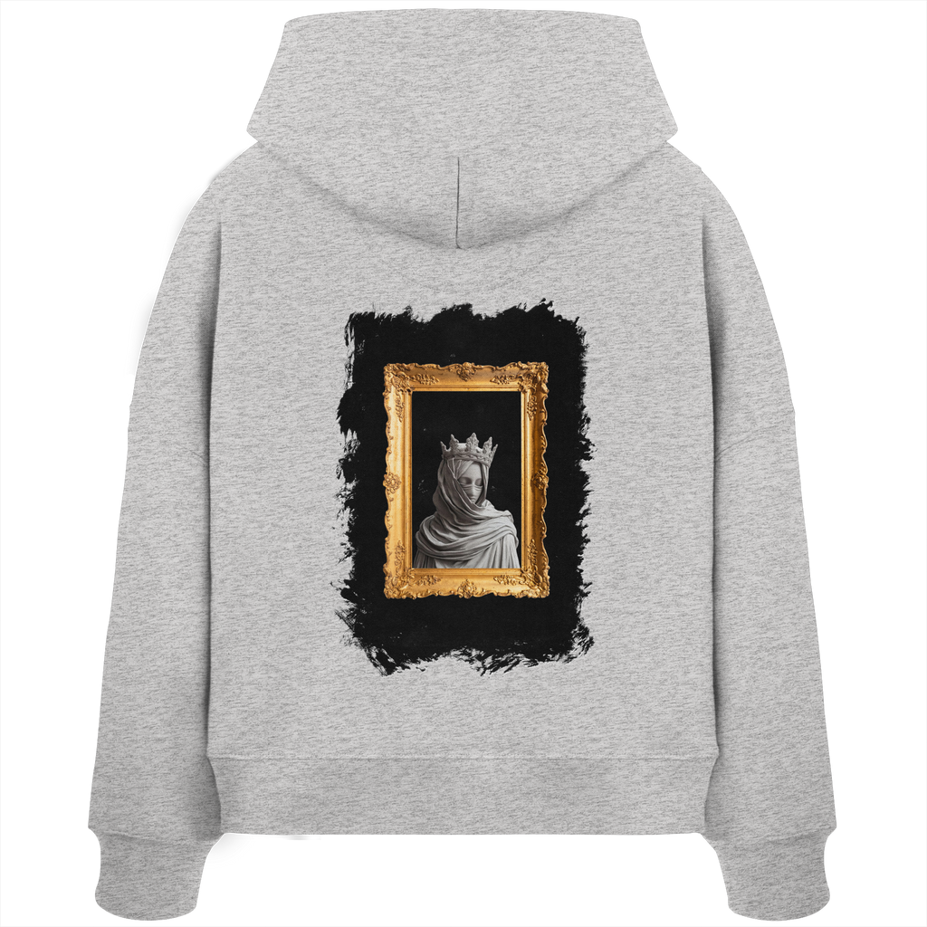 the women in the painting - Womens Organic Boxcut Hoodie