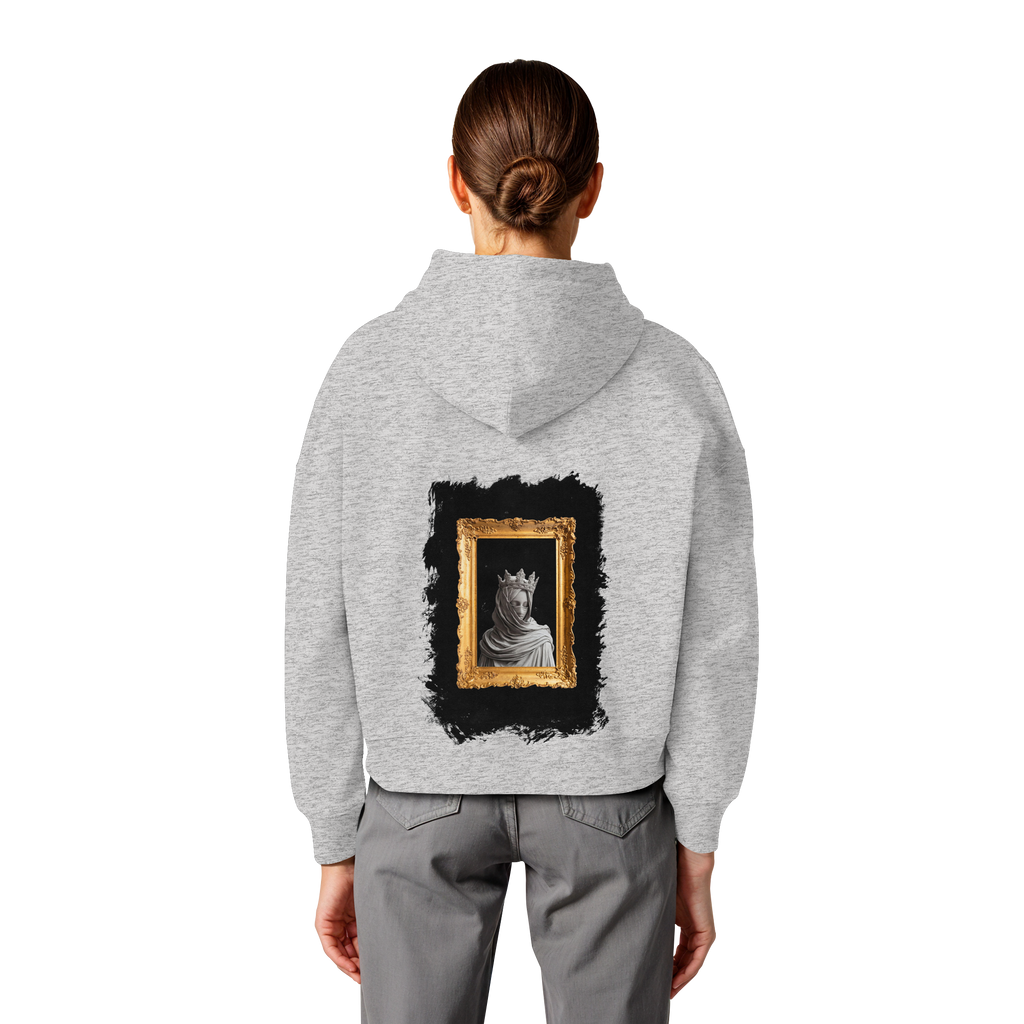 the women in the painting - Womens Organic Boxcut Hoodie