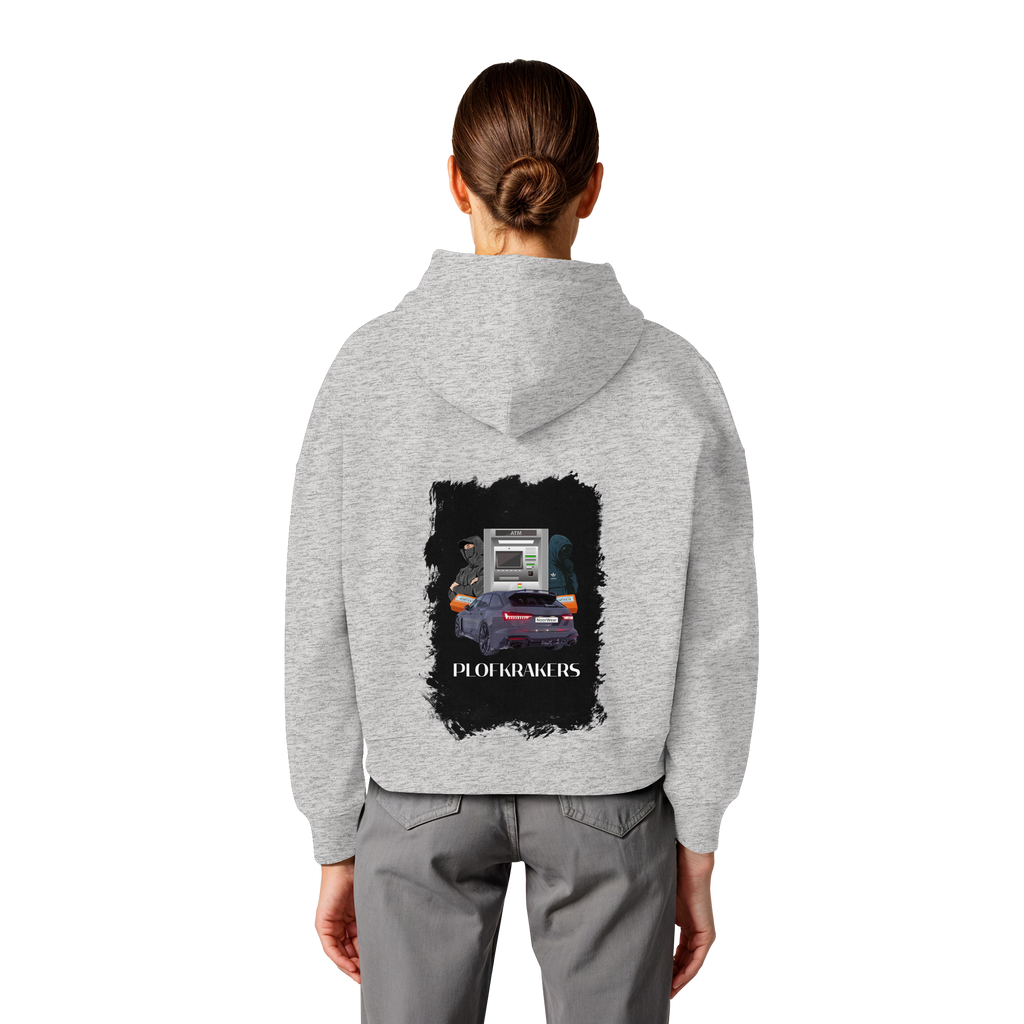 PLOFKRAKERS - Womens Organic Boxcut Hoodie
