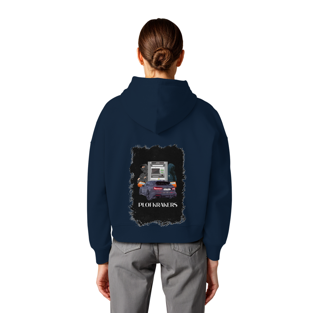 PLOFKRAKERS - Womens Organic Boxcut Hoodie