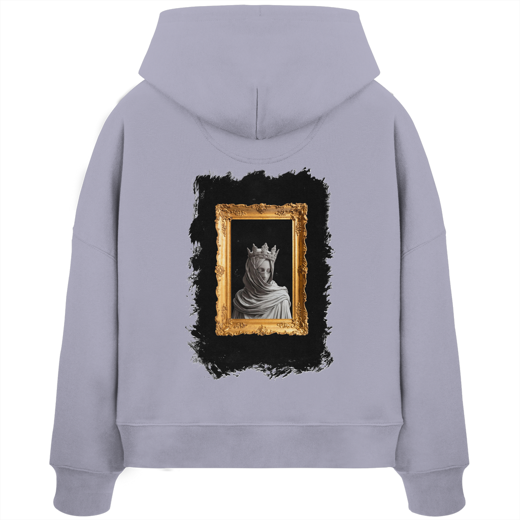 the women in the painting - Womens Organic Boxcut Hoodie