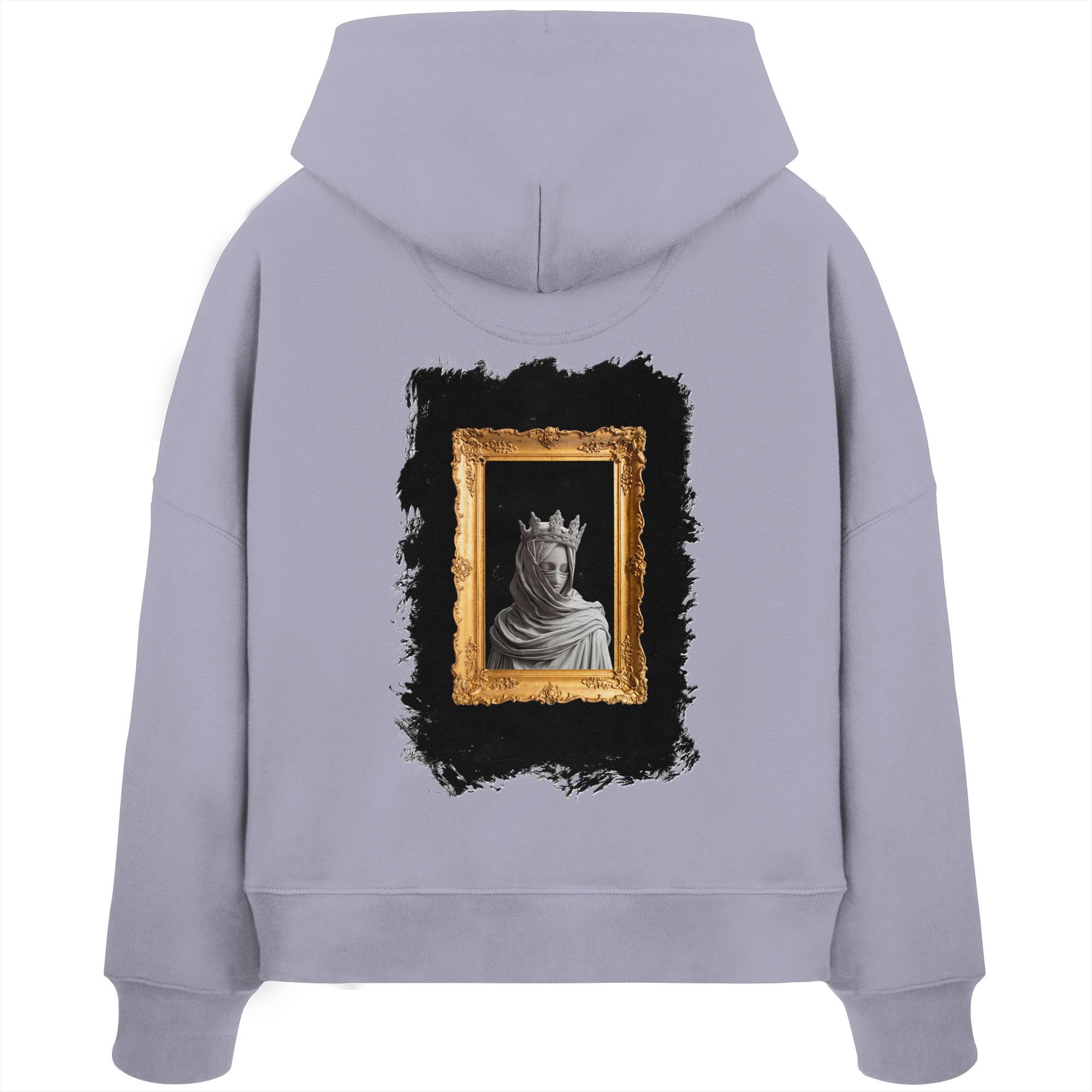 the women in the painting - Womens Organic Boxcut Hoodie