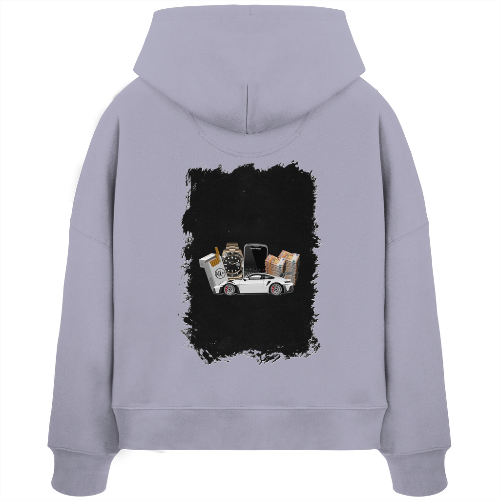 Fast Money - Womens Organic Boxcut Hoodie