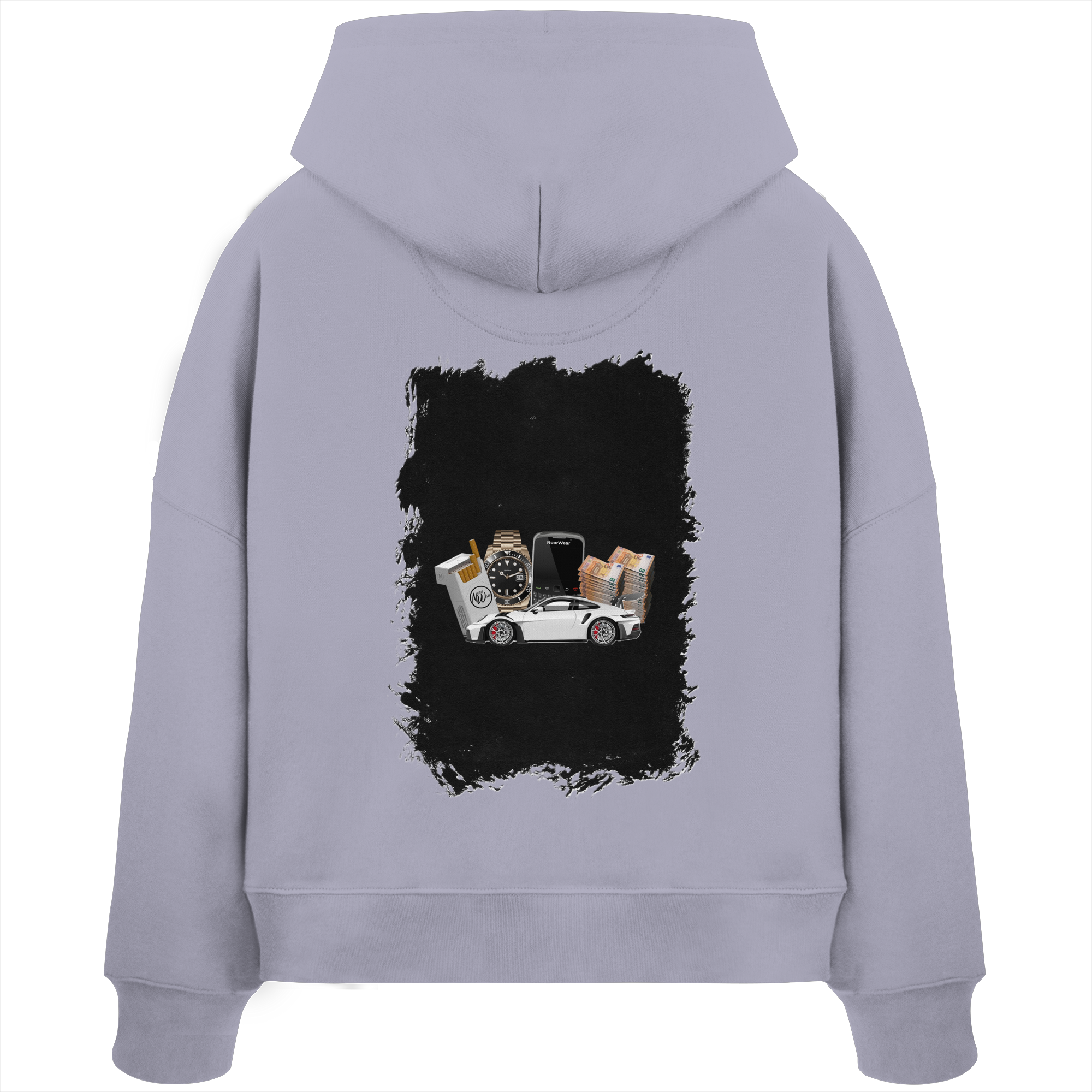 Fast Money - Womens Organic Boxcut Hoodie