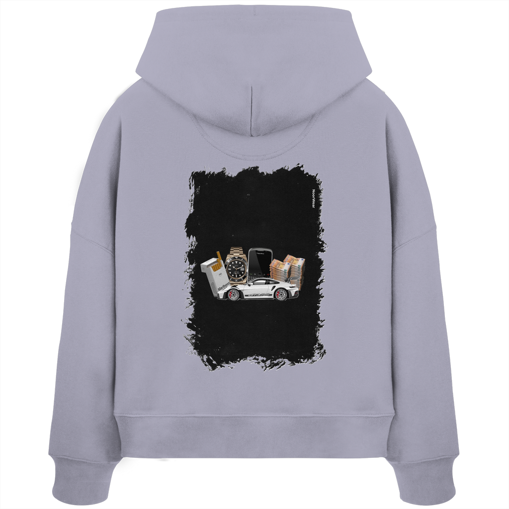 Fast Money - Womens Organic Boxcut Hoodie