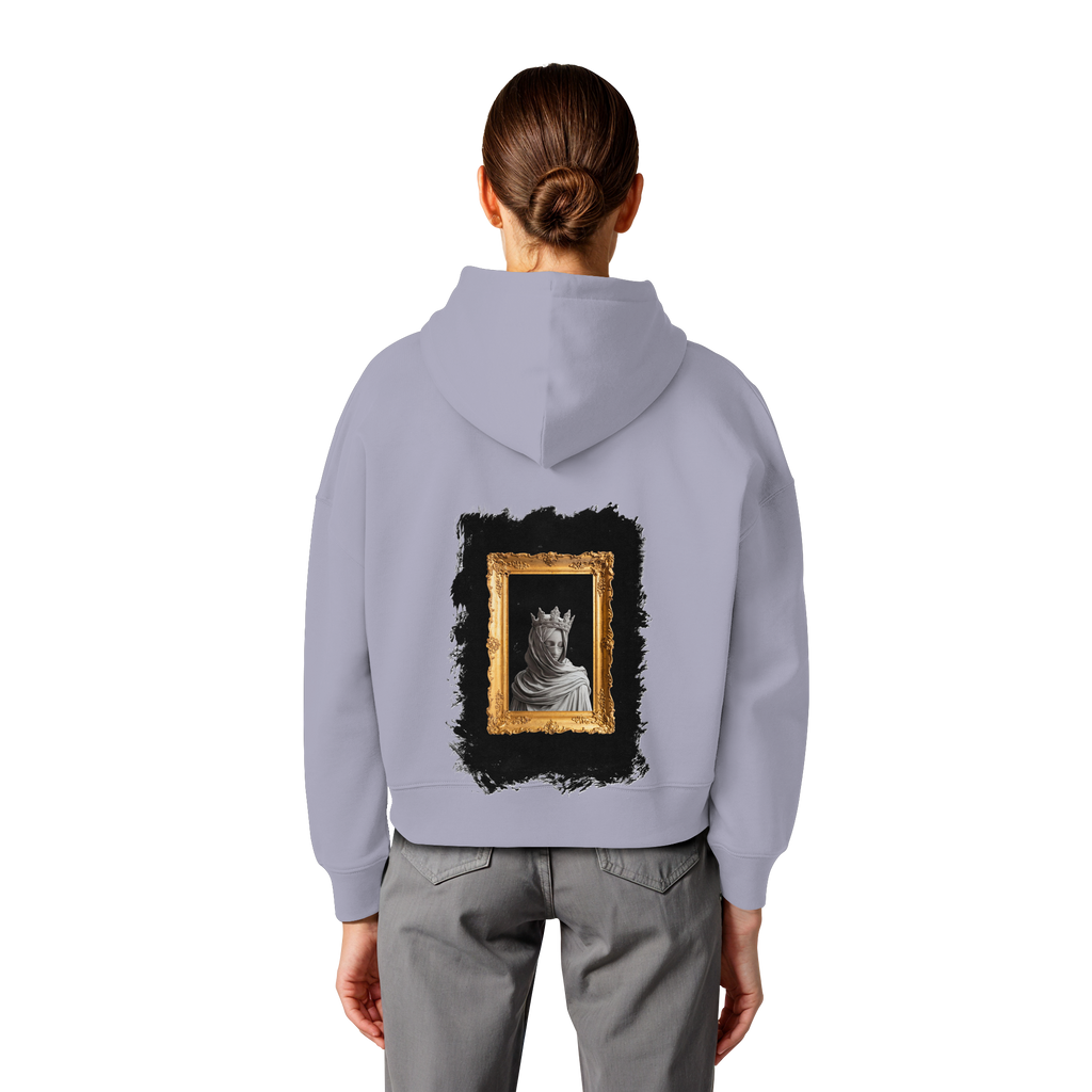 the women in the painting - Womens Organic Boxcut Hoodie