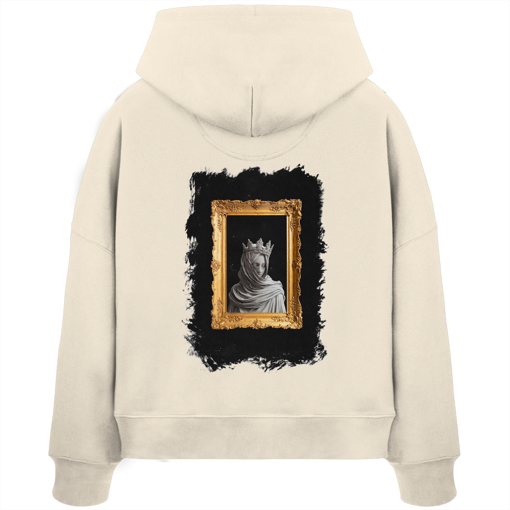 the women in the painting - Womens Organic Boxcut Hoodie