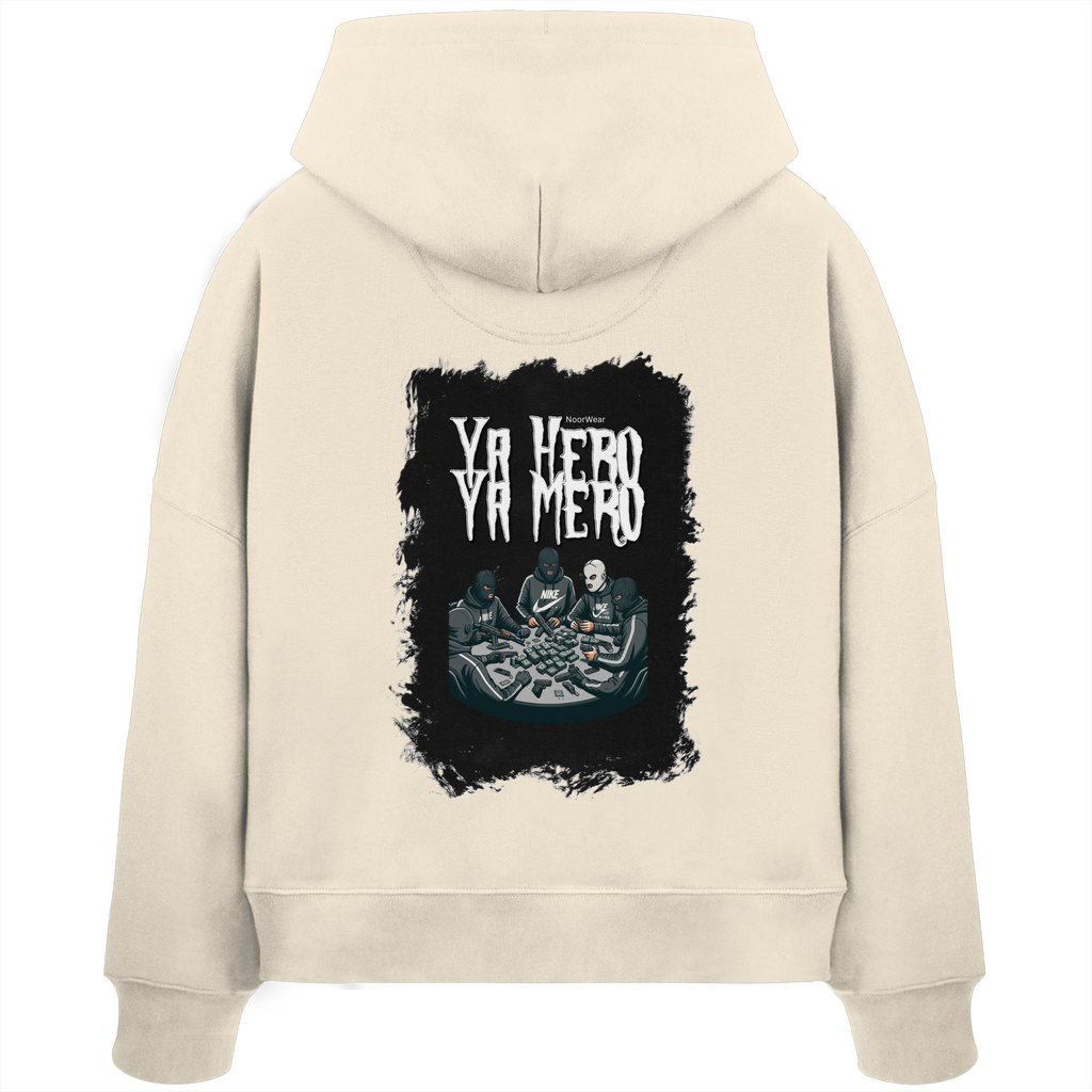 Ya Hero - Ya Mero - Womens Organic Boxcut Hoodie