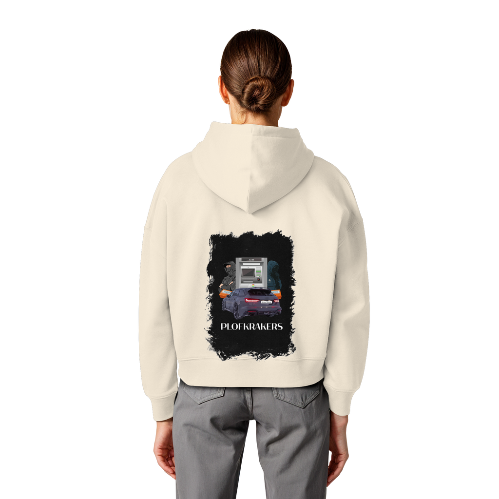 PLOFKRAKERS - Womens Organic Boxcut Hoodie