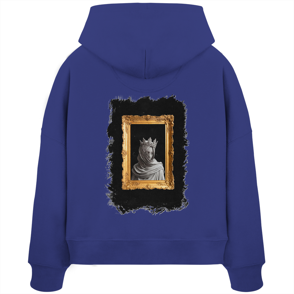 the women in the painting - Womens Organic Boxcut Hoodie