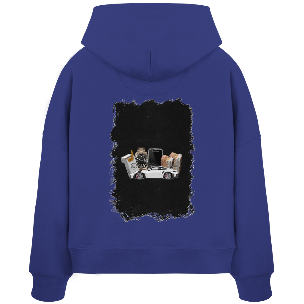 Fast Money - Womens Organic Boxcut Hoodie