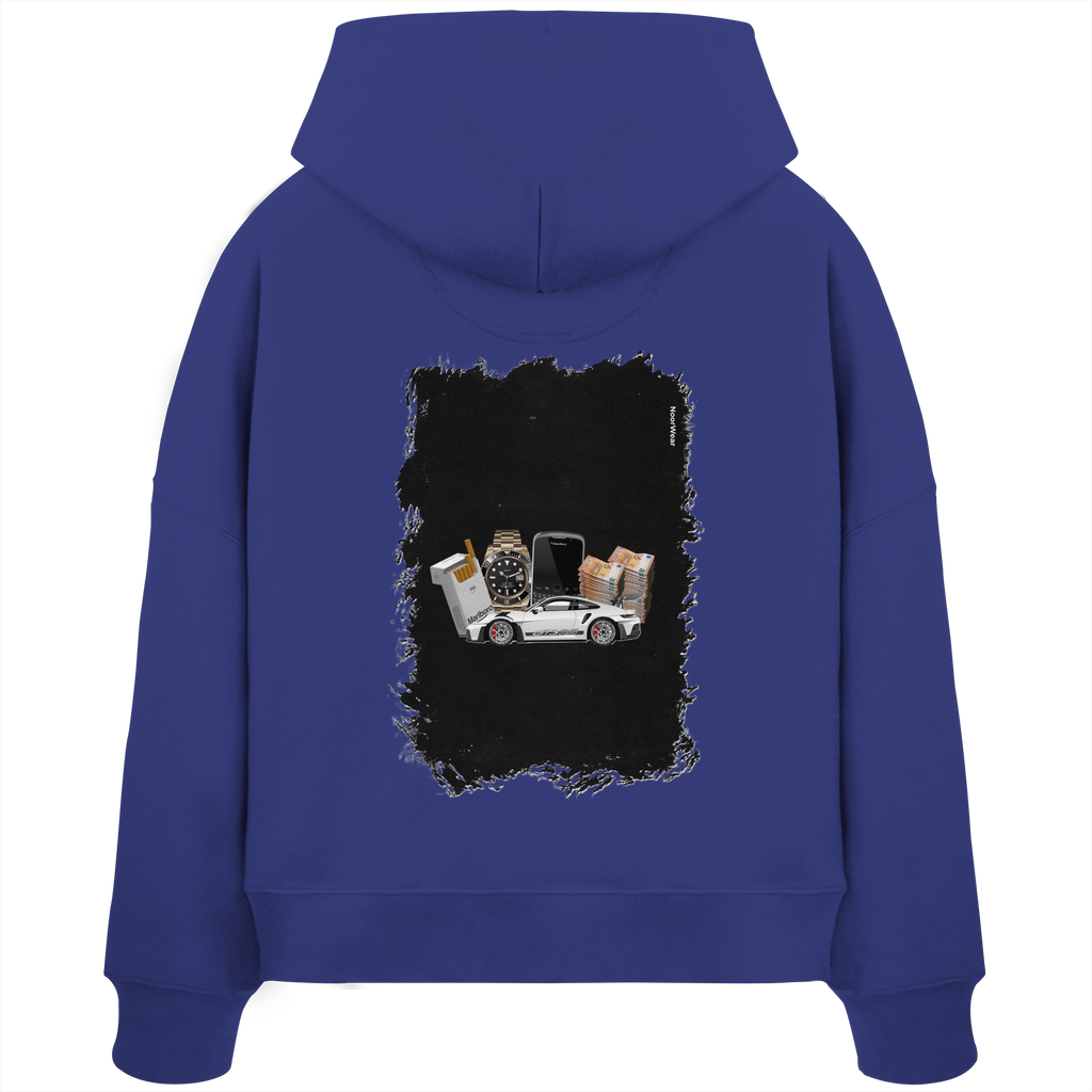 Fast Money - Womens Organic Boxcut Hoodie
