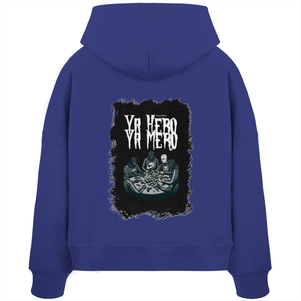 Ya Hero - Ya Mero - Womens Organic Boxcut Hoodie