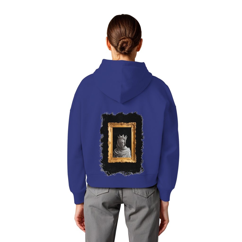 the women in the painting - Womens Organic Boxcut Hoodie
