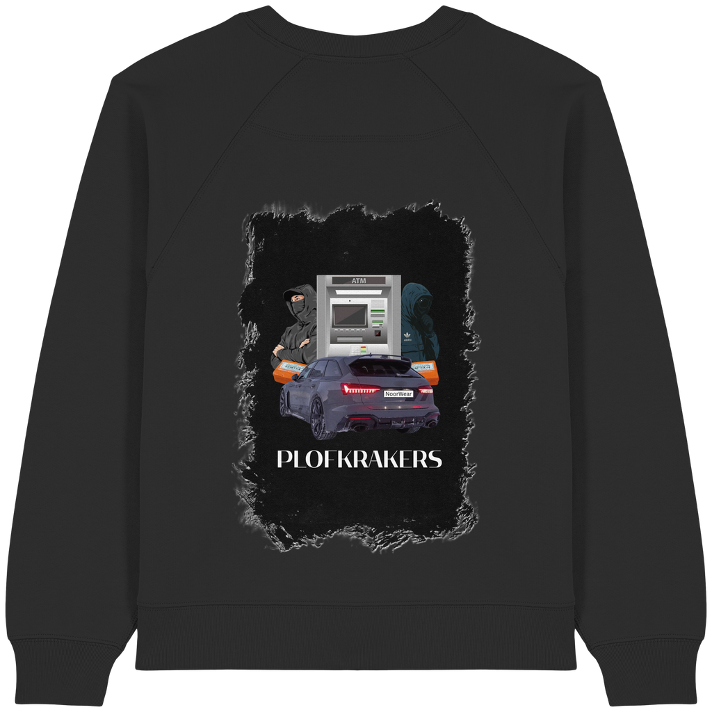 PLOFKRAKERS - Womens Organic Raglan Sweatshirt