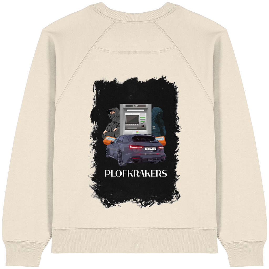 PLOFKRAKERS - Womens Organic Raglan Sweatshirt