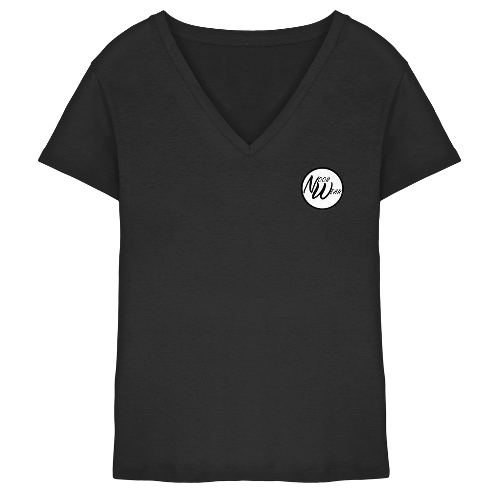 Angel with the AK - Ladies V-Neck Shirt