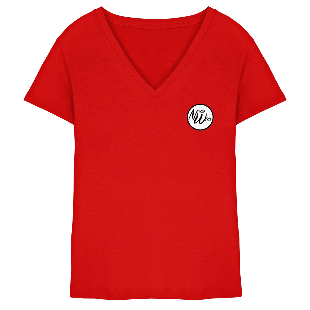 Angel with the AK - Ladies V-Neck Shirt