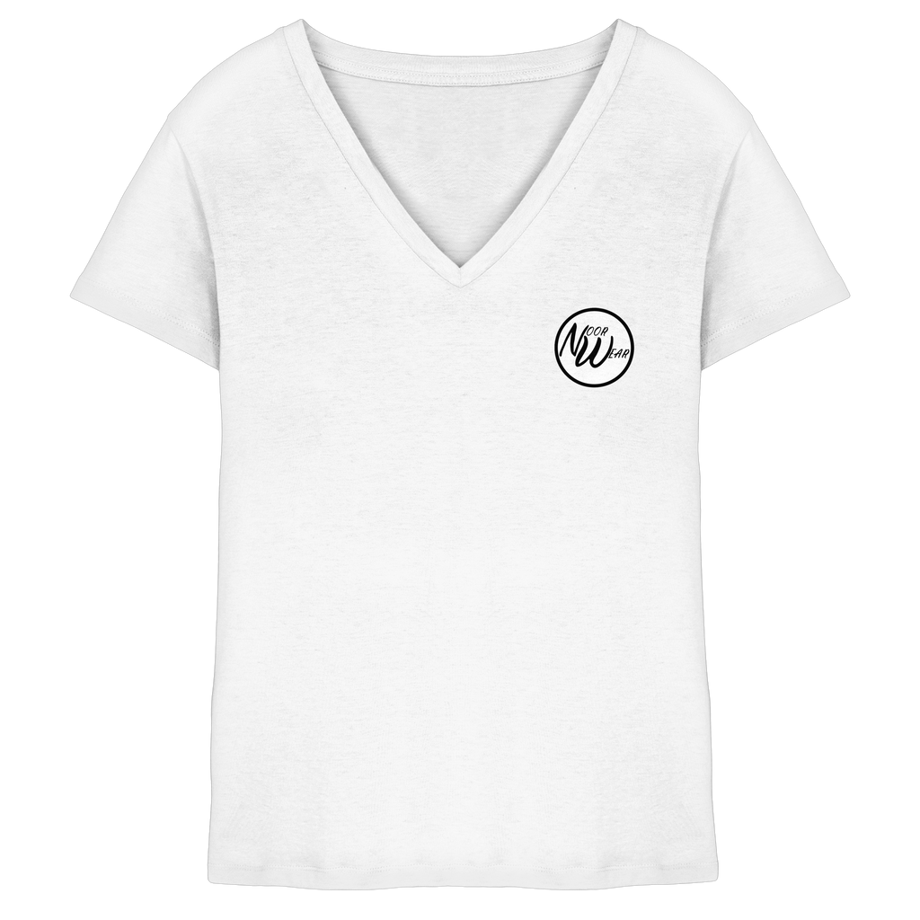 Angel with the AK - Ladies V-Neck Shirt