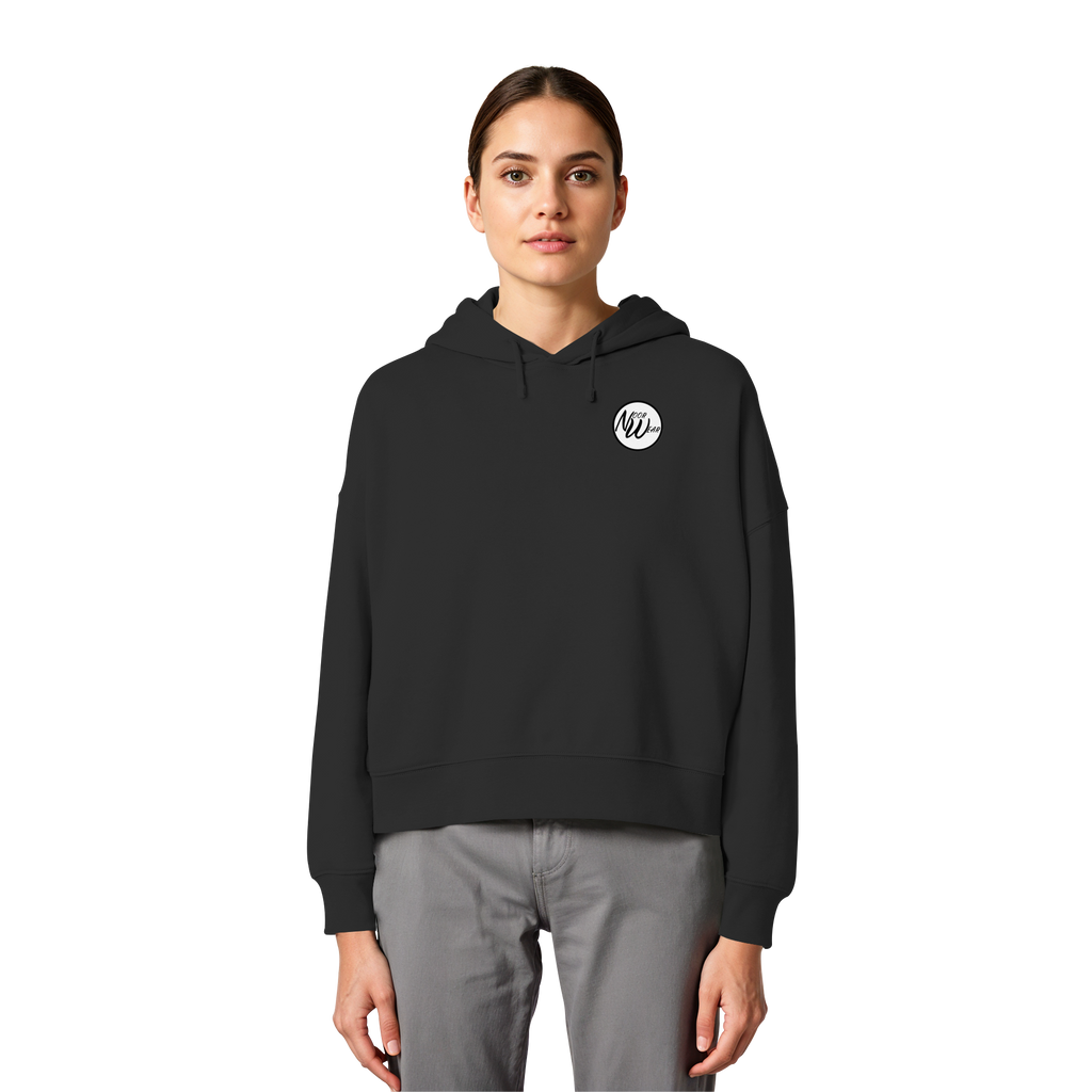 the women in the painting - Womens Organic Boxcut Hoodie