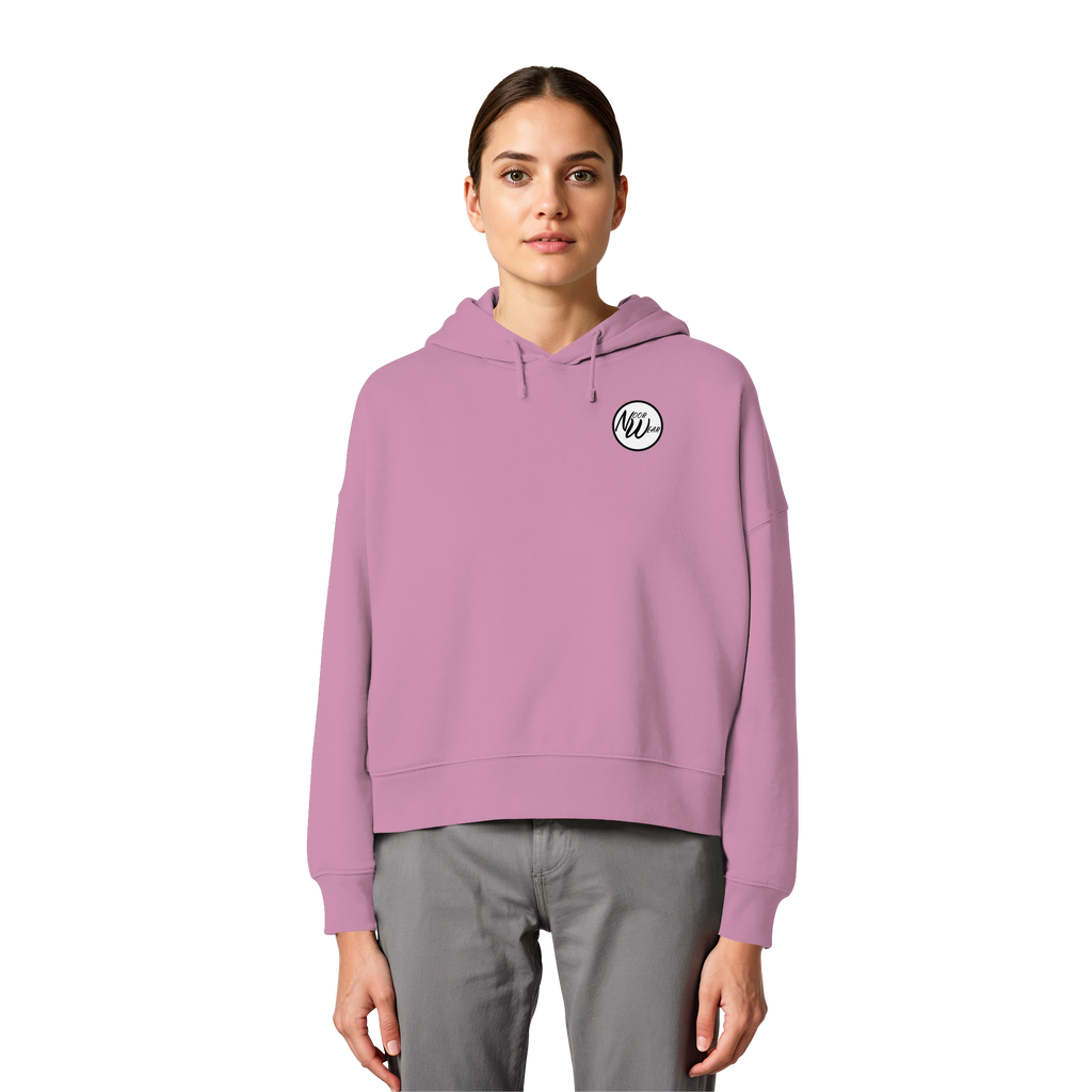 the women in the painting - Womens Organic Boxcut Hoodie
