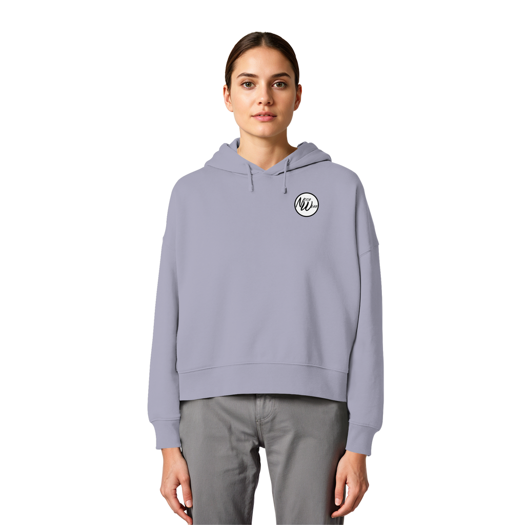 the women in the painting - Womens Organic Boxcut Hoodie