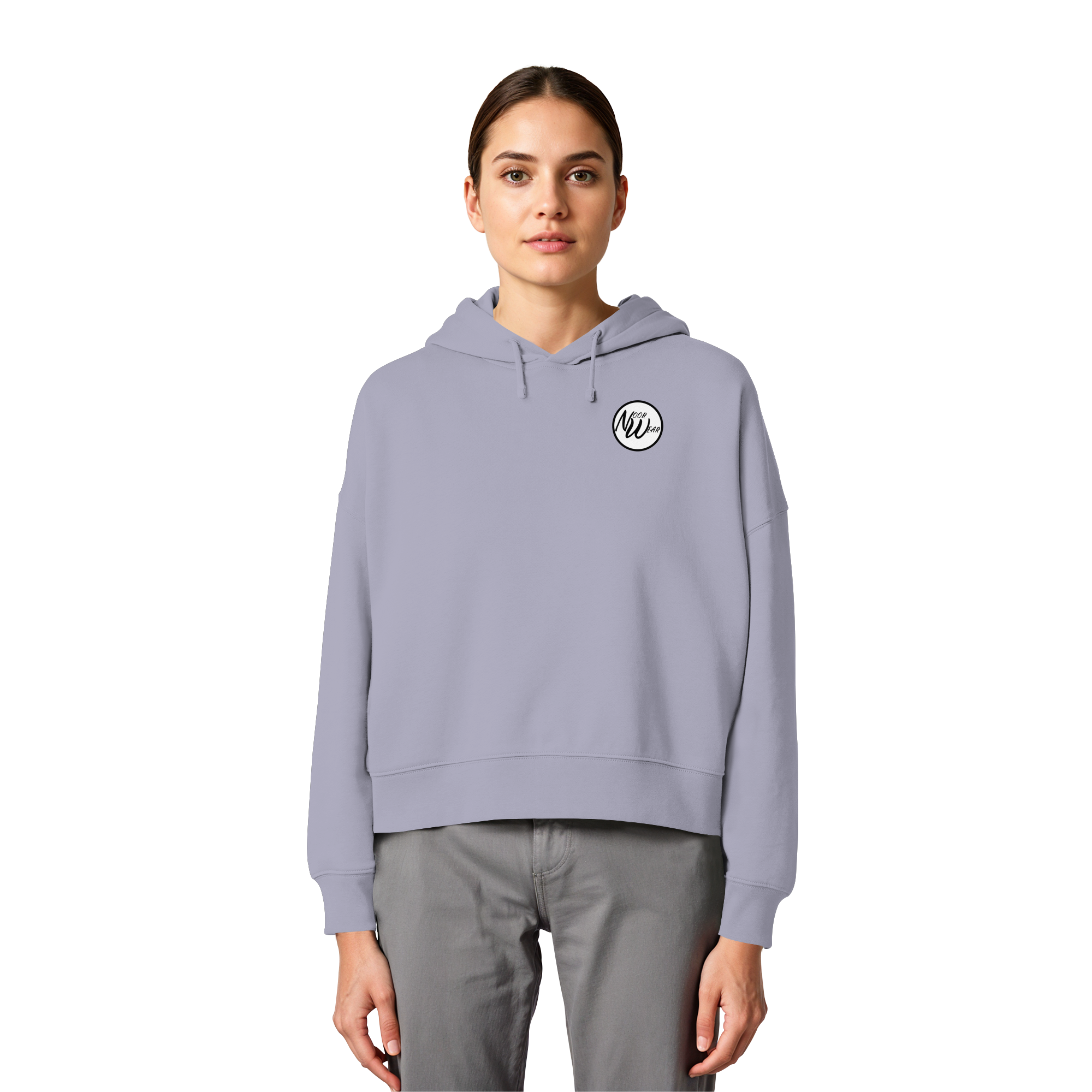 the women in the painting - Womens Organic Boxcut Hoodie