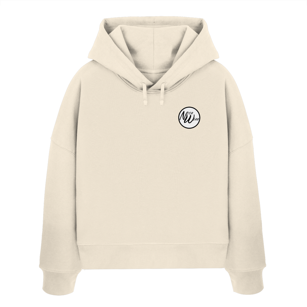 Angel with the AK - Womens Organic Boxcut Hoodie